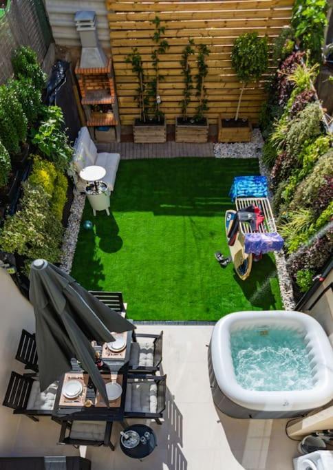Relaxing Garden Los Cristianos Con Jacuzzi Y Barbacoa アロナ エクステリア 写真