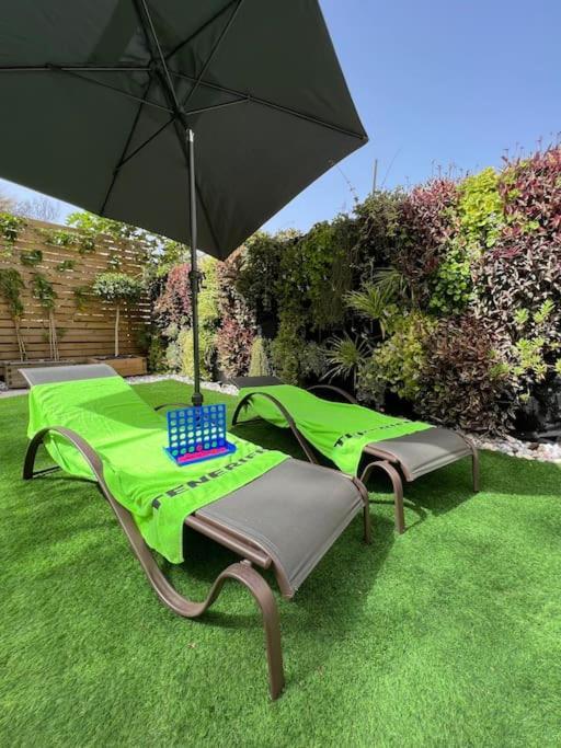 Relaxing Garden Los Cristianos Con Jacuzzi Y Barbacoa アロナ エクステリア 写真